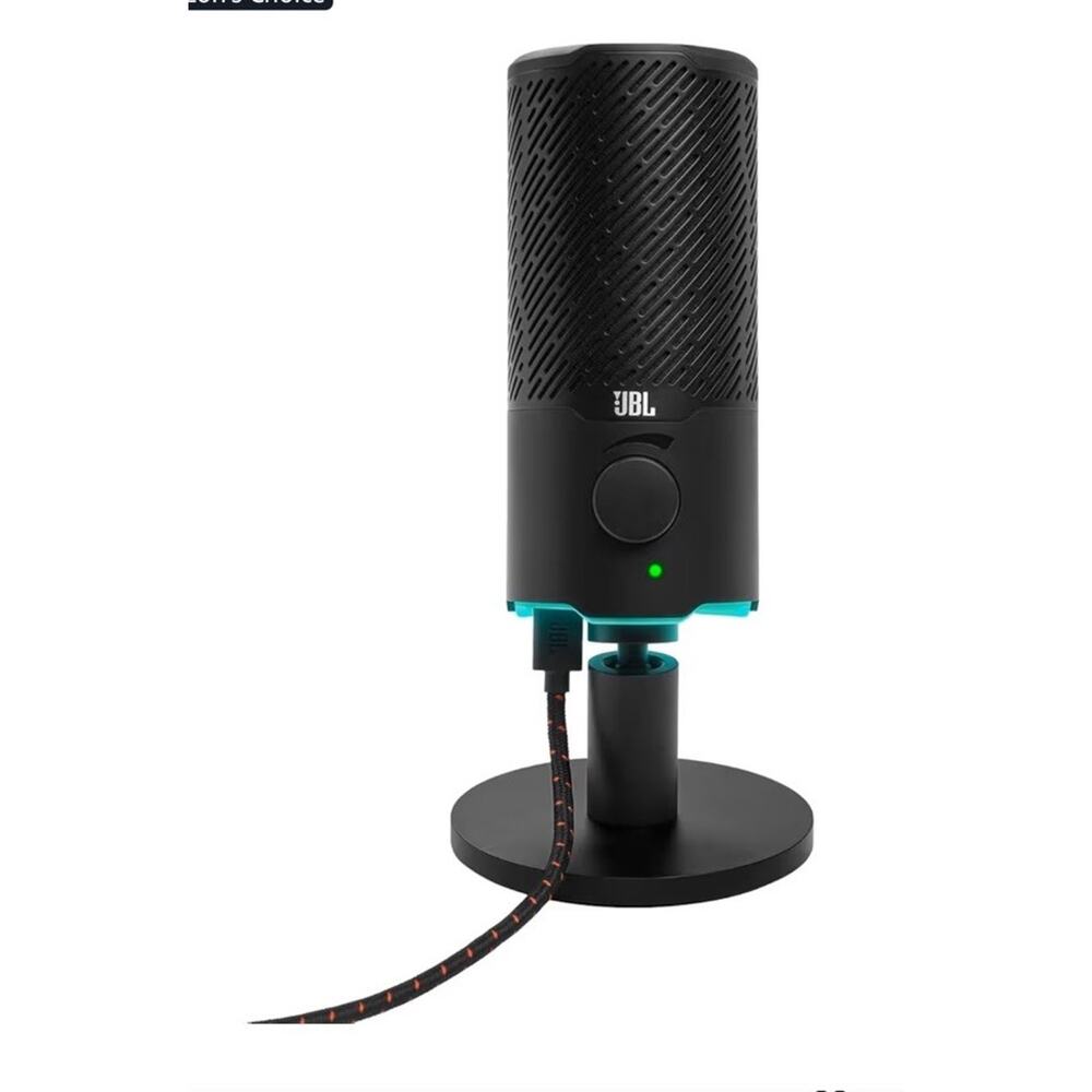 JBL Quantum Stream Dual-Pattern USB Microphone Streaming Recording & Gaming NIB